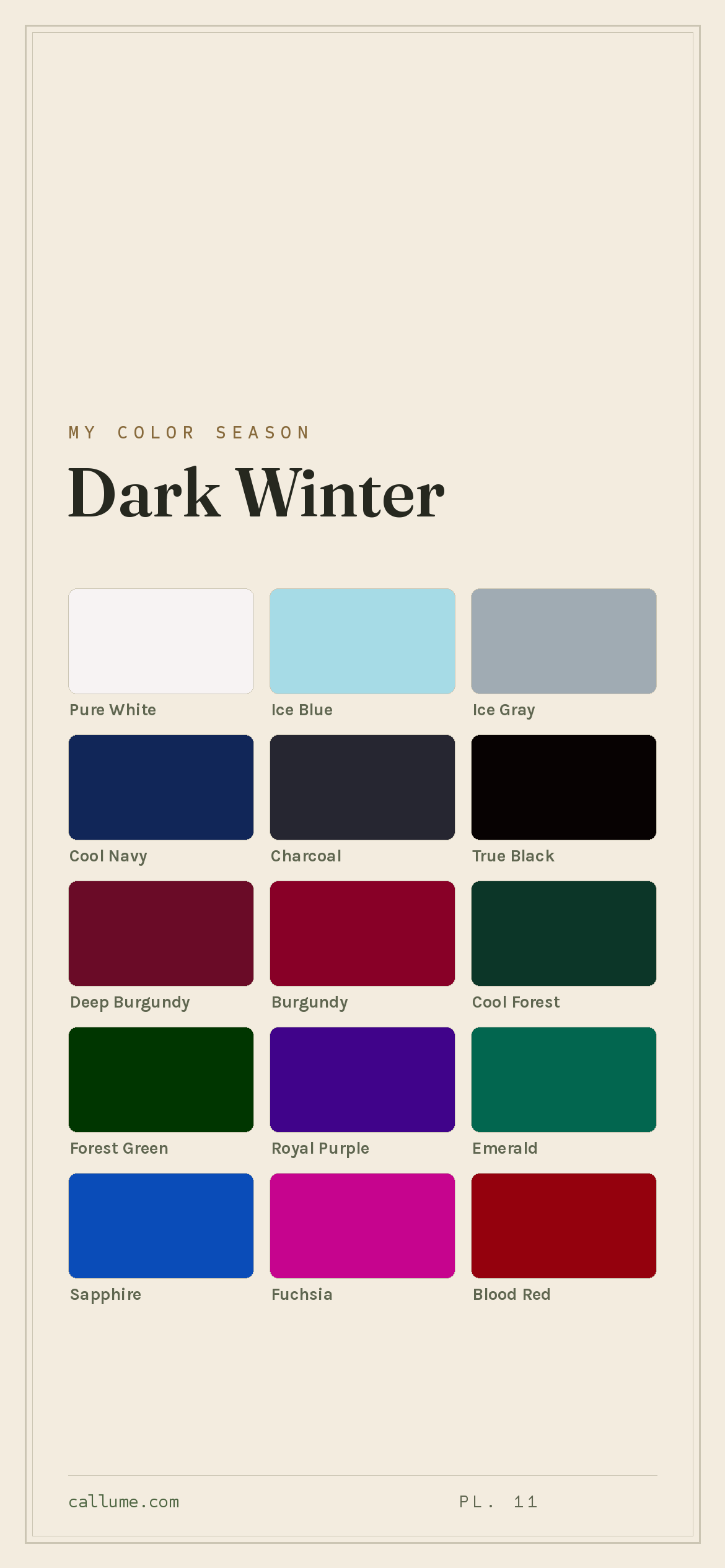 Dark Winter phone wallpaper preview