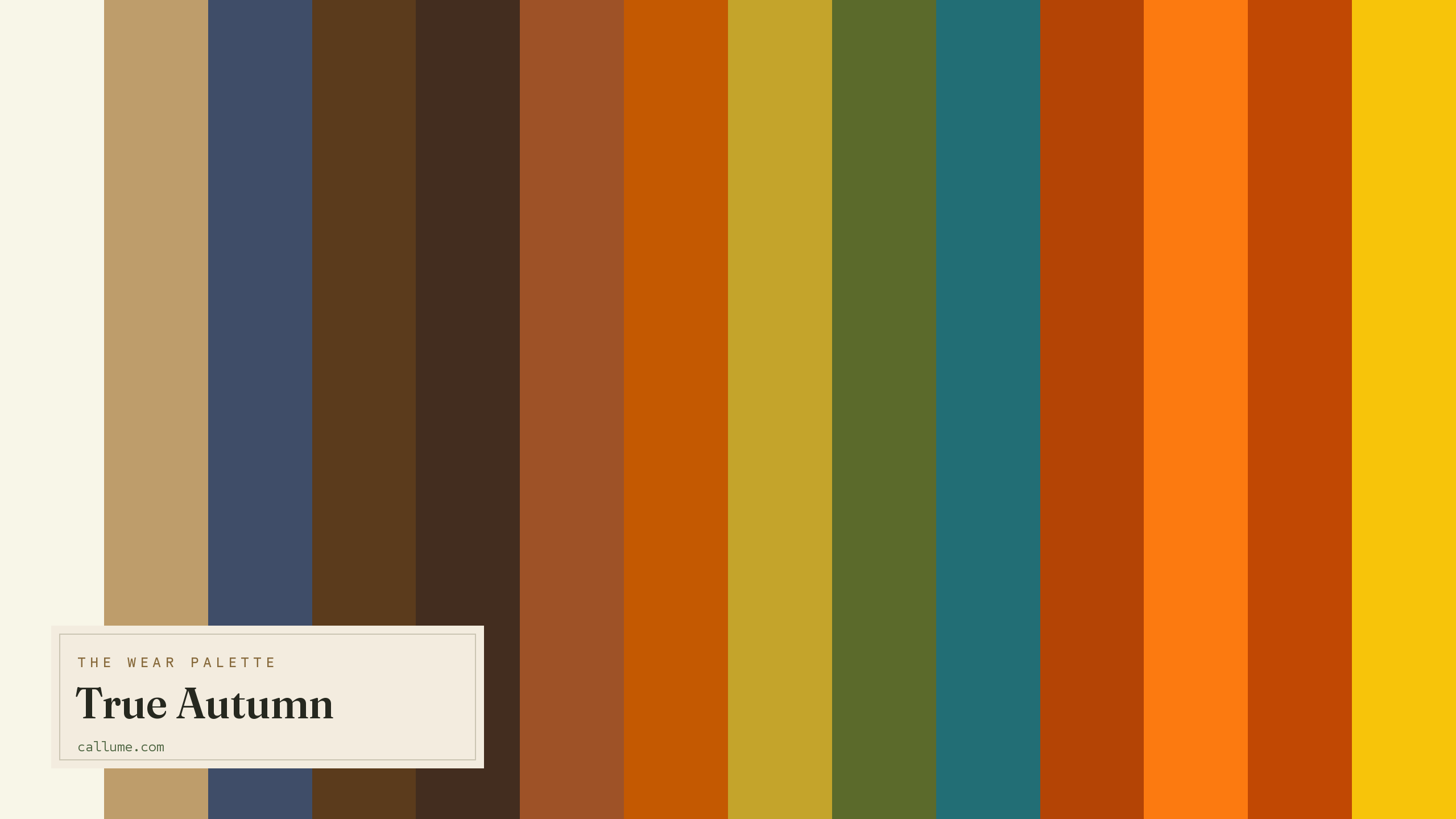 Example: the True Autumn palette wallpaper being color-sampled